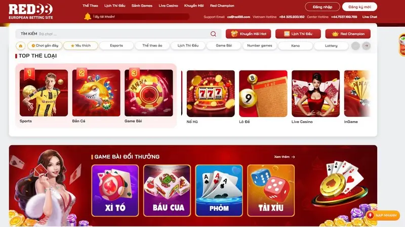 2 Cung tan huong Casino Red88 voi mot chiec dien thoai Cùng tận hưởng Casino Red88 với một chiếc điện thoại